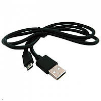 Дата кабель micro USB to USB Walker 110 Black