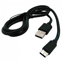 Дата кабель Type-C to USB Walker 110 Black