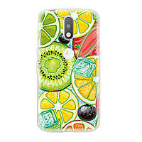 Чохол з малюнком Printed Silicone для Motorola Moto G4 / G4 Plus Фрукти