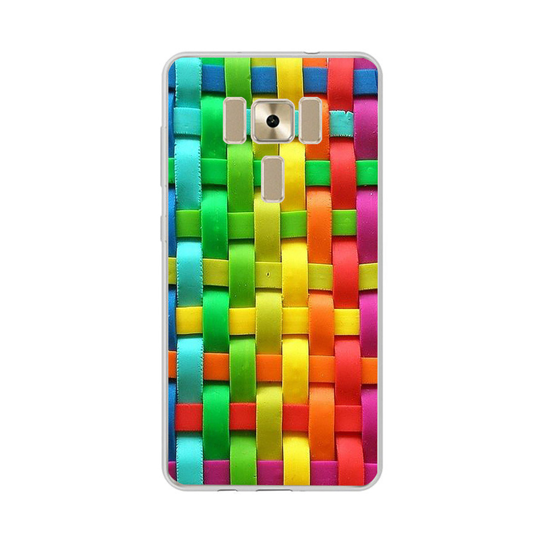 Чехол с рисунком Printed Silicone для Asus Zenfone 3 Deluxe ZS550KL Плетенка, фото 1