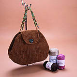 Пряжа Yarnart Macrame № 133 блакитний (ЯрнАрт Макраме), фото 4