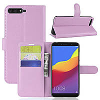 Чохол-книжка Litchie Wallet для Huawei Y6 2018 Світло-рожевий