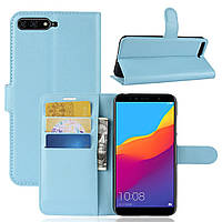 Чохол-книжка Litchie Wallet для Huawei Y6 2018 Блакитний