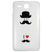 Чохол з малюнком Printed Plastic для Lenovo A529 Вуса