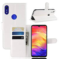 Чехол-книжка Litchie Wallet для Honor 8A / 8A Pro / Huawei Y6s Белый