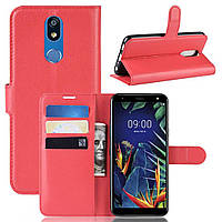 Чохол-книжка Litchie Wallet для LG K40 Червоний