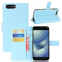 Чохол-книжка Litchie Wallet для Asus Zenfone 4 Max ZC554KL Блакитний
