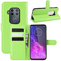 Чехол-книжка Litchie Wallet для Motorola One Zoom Green