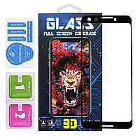 Захисне скло Premium Glass 5D Full Glue для Google Pixel 3 Black