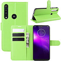 Чохол-книжка Litchie Wallet для Motorola One Macro / Moto G8 Play Green