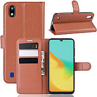 Чохол-книжка Litchie Wallet для ZTE Blade A7 2019 Brown