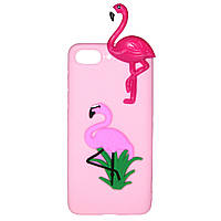 Чехол Cartoon 3D Case для Apple iPhone 7 Plus / 8 Plus Фламинго