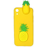 Чохол Cartoon 3D Case для Huawei Y6 II Ананаси