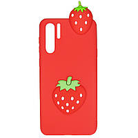 Чохол Cartoon 3D Case для Huawei P30 Pro Полуничка