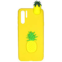 Чохол Cartoon 3D Case для Huawei P30 Pro Ананаси