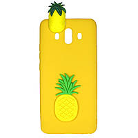 Чохол Cartoon 3D Case для Huawei Mate 10 Ананаси