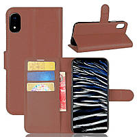Чохол-книжка Litchie Wallet для Apple iPhone XR Brown