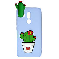 Чохол Cartoon 3D Case для Huawei Mate 20 Lite Кактуси