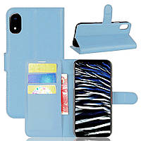 Чохол-книжка Litchie Wallet для Apple iPhone XR Blue