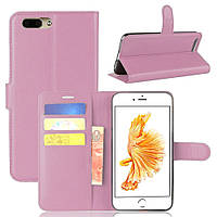 Чохол-книжка Litchie Wallet для Apple iPhone 7 Plus / iPhone 8 Plus Pink