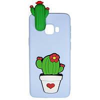 Чехол Cartoon 3D Case для Samsung J415 Galaxy J4 Plus Кактусы