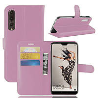 Чохол-книжка Litchie Wallet для Huawei P20 Pro Pink