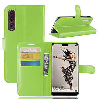 Чохол-книжка Litchie Wallet для Huawei P20 Pro Green
