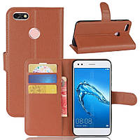 Чохол-книжка Litchie Wallet для Huawei P9 Lite Mini / Nova lite 2017 Brown