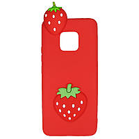 Чохол Cartoon 3D Case для Huawei Mate 20 Pro Полуничка