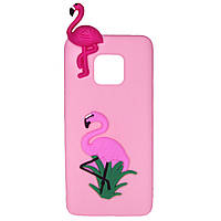 Чохол Cartoon 3D Case для Huawei Mate 20 Pro Фламінго