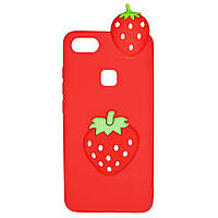 Чохол Cartoon 3D Case для Huawei P10 Lite Полуничка