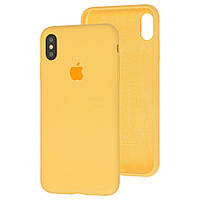 Чохол Silicone Case для Apple iPhone X / Xs Yellow