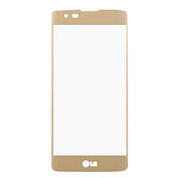 Захисне скло 3D Side Glue для LG K7 X230 (тех. пак) Gold