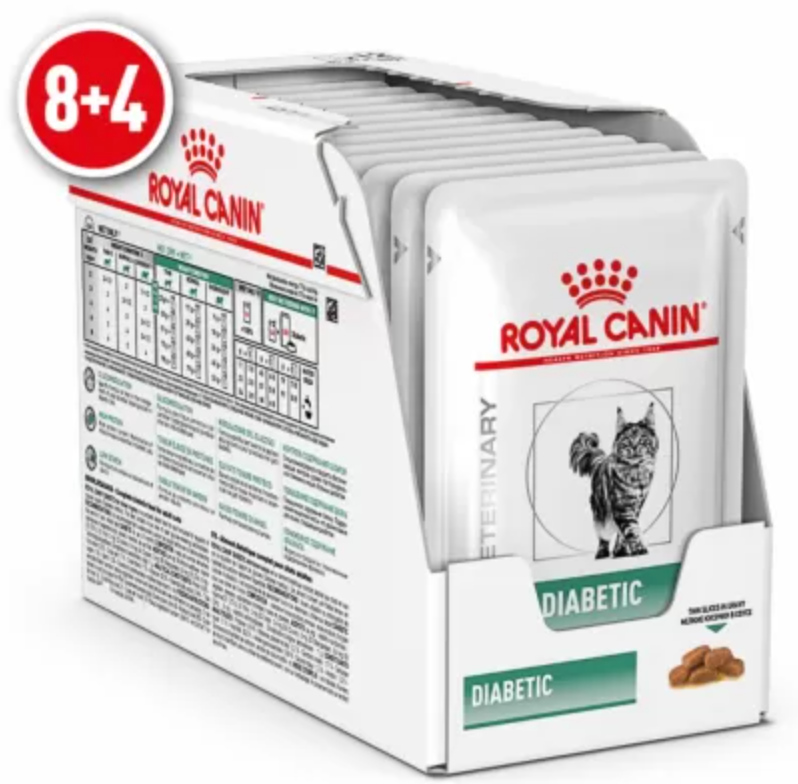 Royal Canin Diabetic Feline 85 г*12шт дієта для кішок при цукровому діабеті