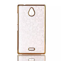 Чохол Chrome Gold для Nokia X2 White