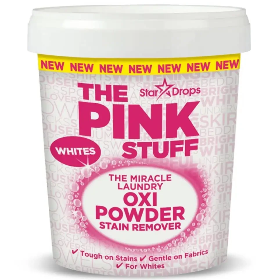 Плямовивідник The Pink Stuff Oxi Powder Stain Remover for Whites для світлого з активним киснем 1кг