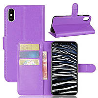 Чохол-книжка Litchie Wallet для Apple iPhone XS Max Violet