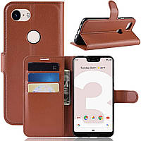 Чохол-книжка Litchie Google Wallet для Pixel 3A XL Brown