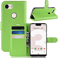 Чохол-книжка Litchie Google Wallet для Pixel 3A XL Green