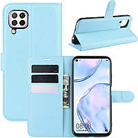 Чохол-книжка Litchie Wallet для Huawei P40 Lite Blue
