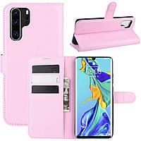 Чохол-книжка Litchie Wallet для Huawei P30 Pro Pink