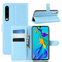 Чохол-книжка Litchie Wallet для Huawei P30 Blue