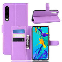 Чохол-книжка Litchie Wallet для Huawei P30 Violet