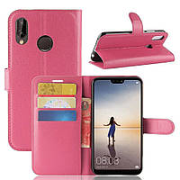 Чохол-книжка Litchie Wallet для Huawei P20 Lite Rose