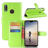 Чохол-книжка Litchie Wallet для Huawei P20 Lite Green