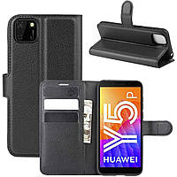 Чехол-книжка Litchie Wallet для Huawei Y5p / Honor 9s Black