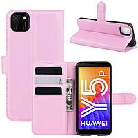 Чехол-книжка Litchie Wallet для Huawei Y5p / Honor 9s Pink