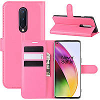 Чохол-книжка Litchie Wallet для OnePlus 8 Rose