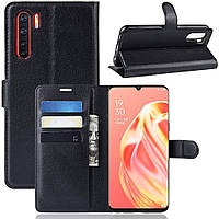 Чохол-книжка Litchie Wallet для Oppo Reno 3 / A91 Black