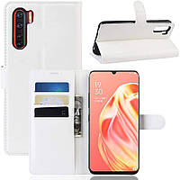 Чохол-книжка Litchie Wallet для Oppo Reno 3 / A91 White